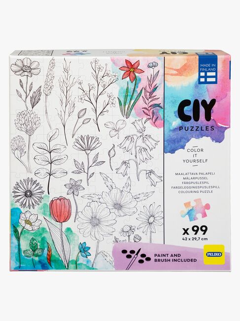 Peliko CIY Puslespill med Vannfarger 99 Brikker Blandet