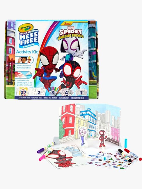 Marvel Spidey And His Amazing Friends Color Wonder Aktivitetssett