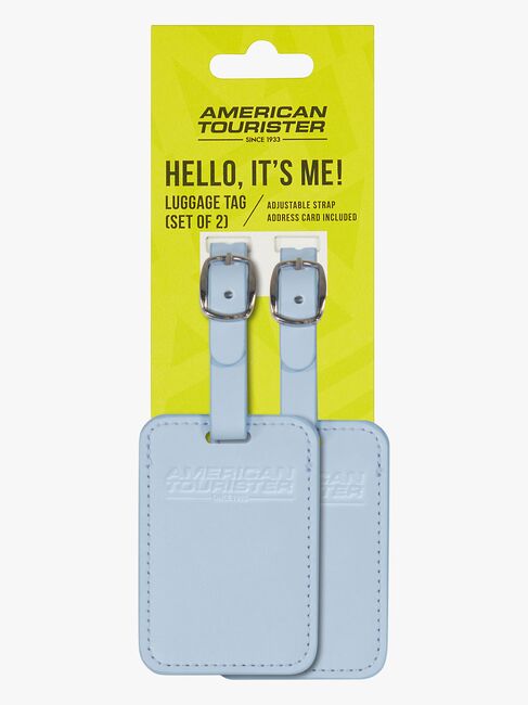 American Tourister Bagasjemerke 2-Pakk, Neptune Blue