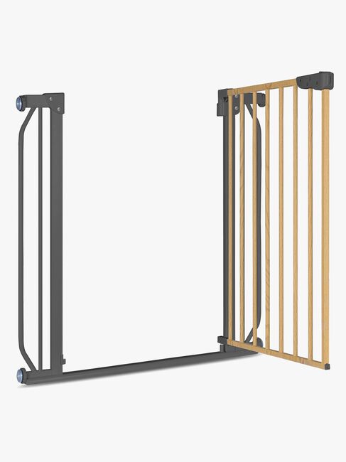 Lionelo Truus Slim Sikkerhetsgrind, Grey Graphite/Natural