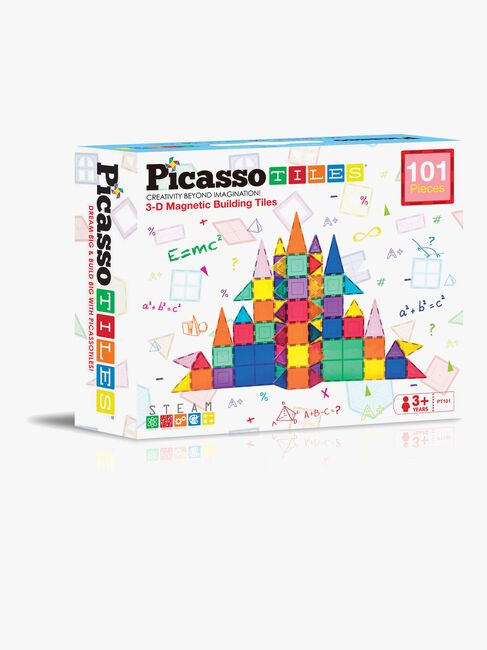 PicassoTiles Magnetisk Byggesett 101 Deler