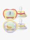Philips Avent Ultra Air smokk Night 0-6 m, 2-pakning, gul/lilla