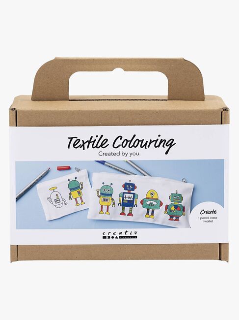 Creativ Company DIY Hobbysett Tekstilfarge Robot