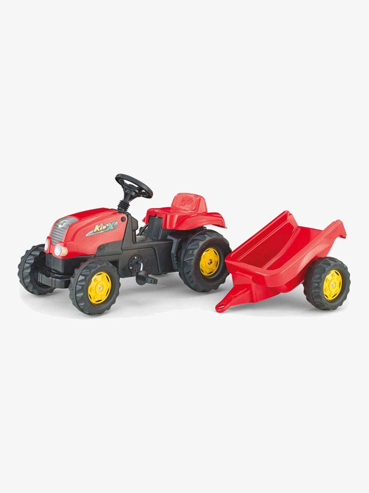 Rolly Toys Kid-X Tråtraktor med Henger, Rød