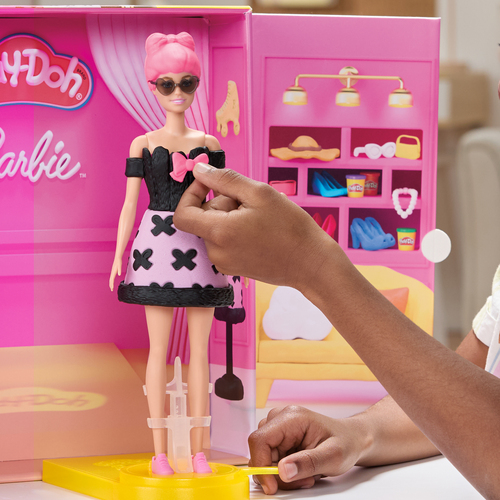 Play-Doh Barbie Modelleire med Dukke Designer-motevisning