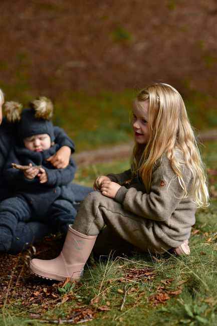 Mikk-Line Fleecejakke Merinoull, Melange Denver