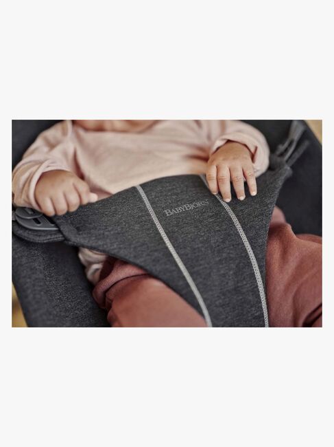 BabyBjörn Bliss Vippestol 3D Jersey, Svartgrå