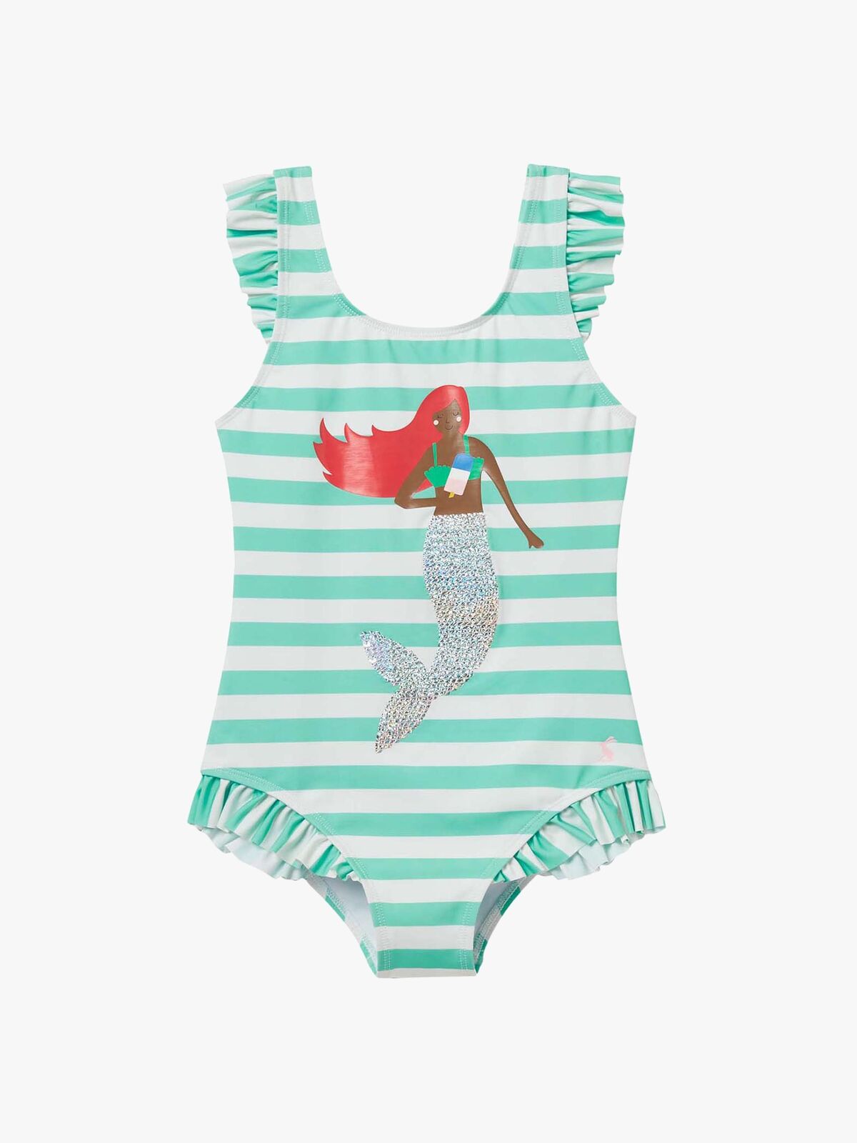 Tom Joule Splash Badedrakt, Greenstripe