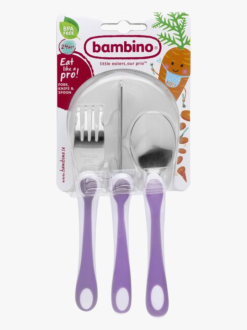 Bambino Eat like a pro! Barnebestikk, Lilla
