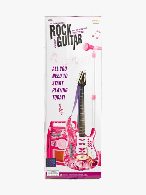Cloudberry Castle Lekegitar med Mikrofon & Høyttaler, Rosa