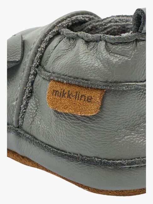 Mikk-Line Leather Tøfler, Elephant