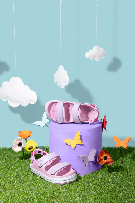 Crocs Crocband Cruiser Sandaler, Ballerina/Lavender