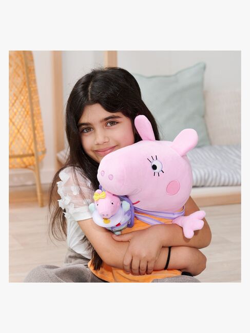 Peppa Gris Kosedyr Mamma Gris med Evie 33 cm