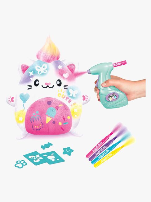 Airbrush Plush Kosedyr Kawaii Kitty