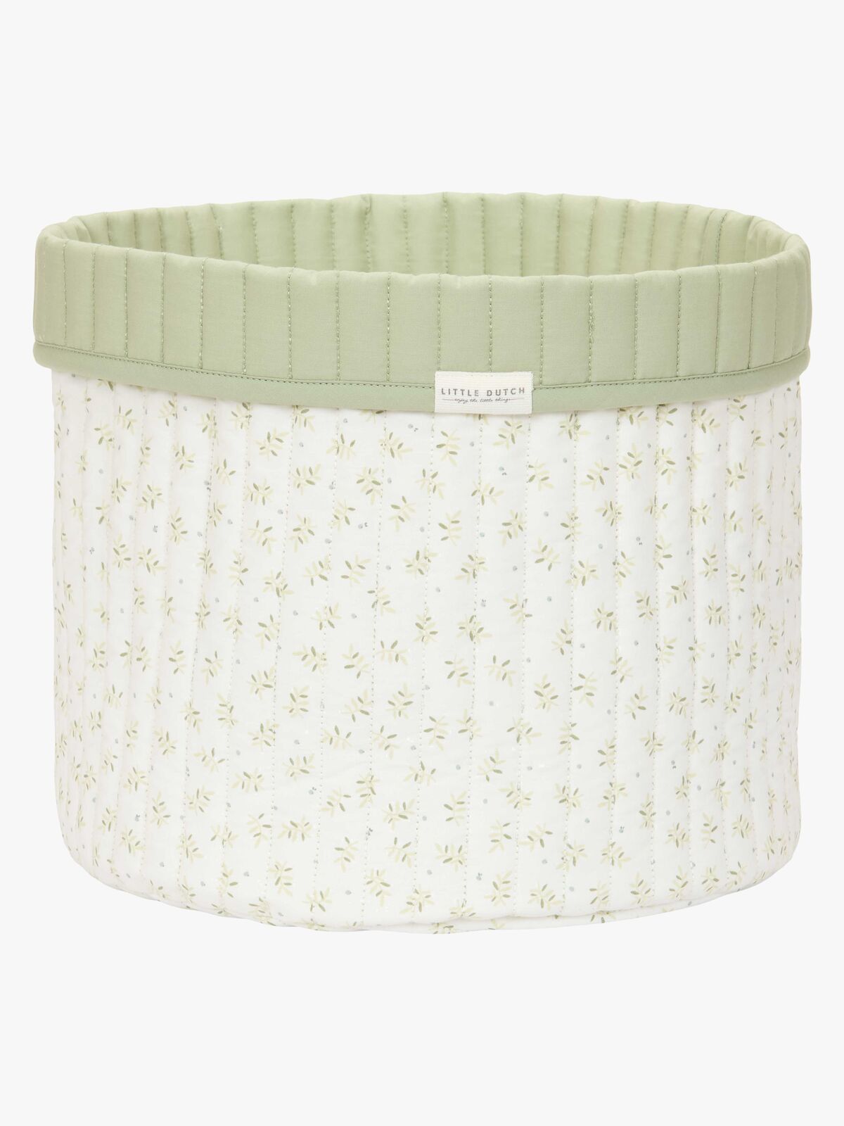 Little Dutch Blueberry Leaves Oppbevaringskurv L, Grønn