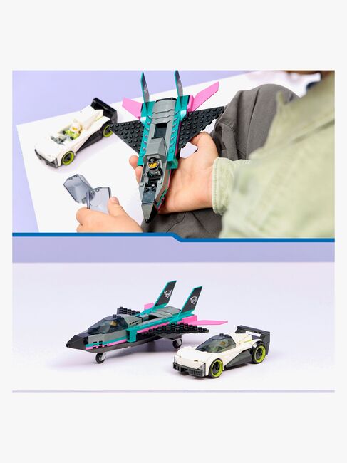 LEGO City 60489 Jagerfly mot bil