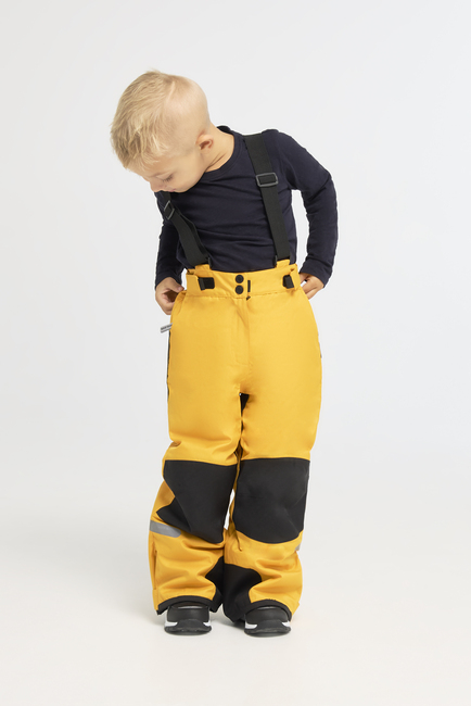 Nordbjørn Snowfall Skibukser, Sunflower/Solid Black