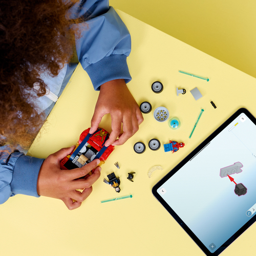 LEGO Super Heroes 76336 Spider-Man i bil mot venomifisert Wolverine