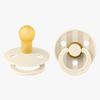 BIBS Studio Colour Smokk 2-Pack Lateks Str 1 Rund, Pin/Ivory Vanilla Mix