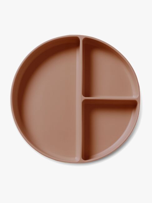 nuuroo Mingo Delt Tallerken Silikon, Chocolate Malt