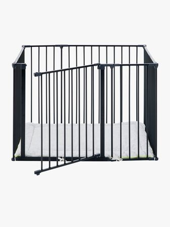 BabyDan Square Lekegrind 105x72x71 cm , Svart