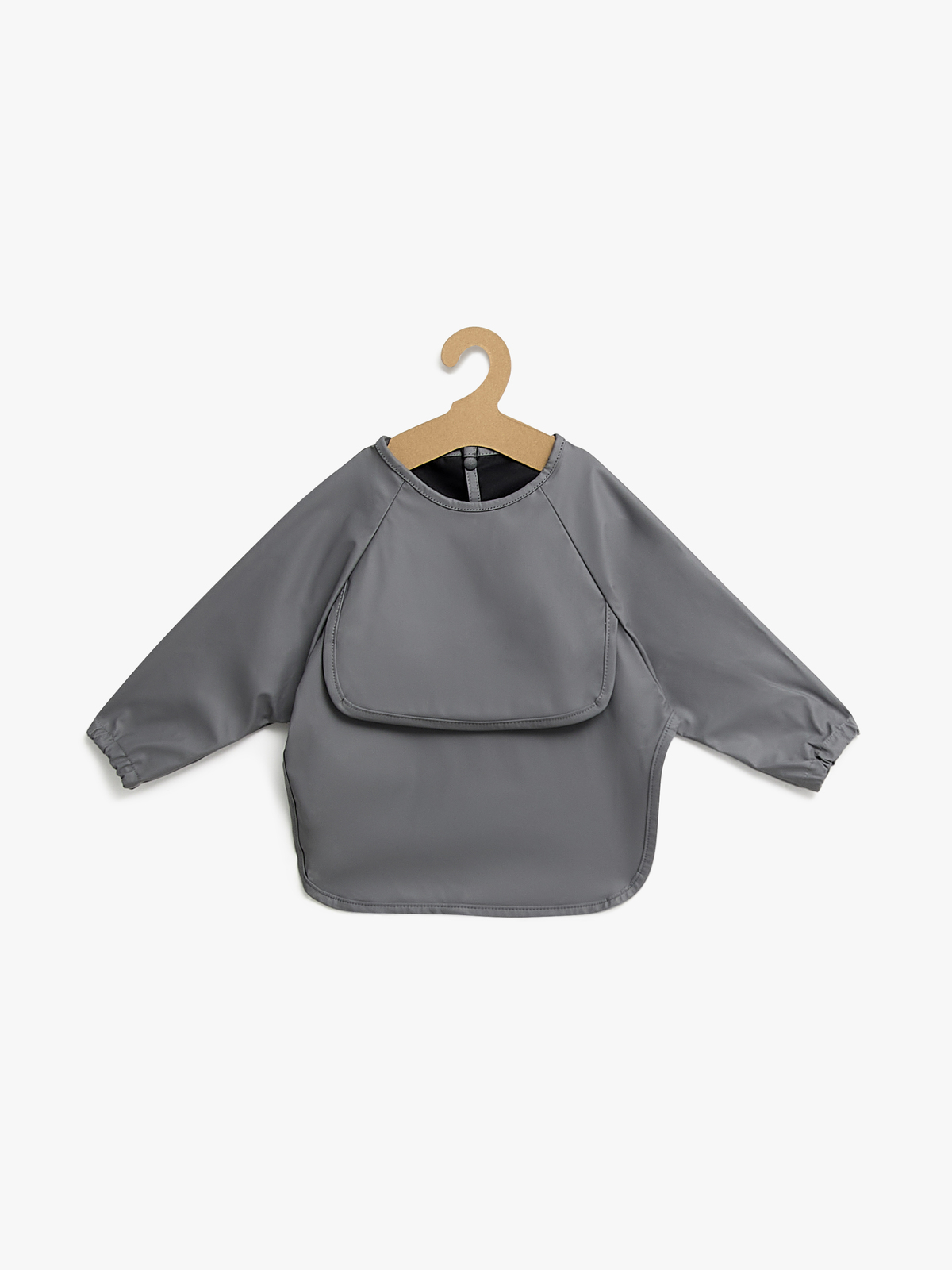 Beemoo CARE Bib  Langermet Smekke, Dark Grey