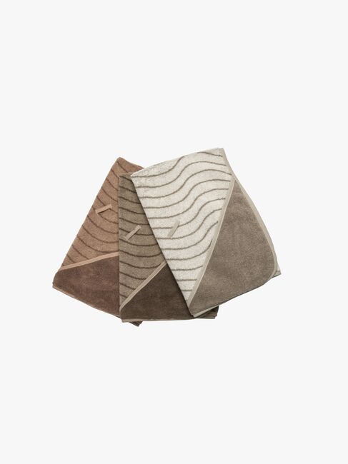 Leander Håndkle med Hette, Woodland Clay
