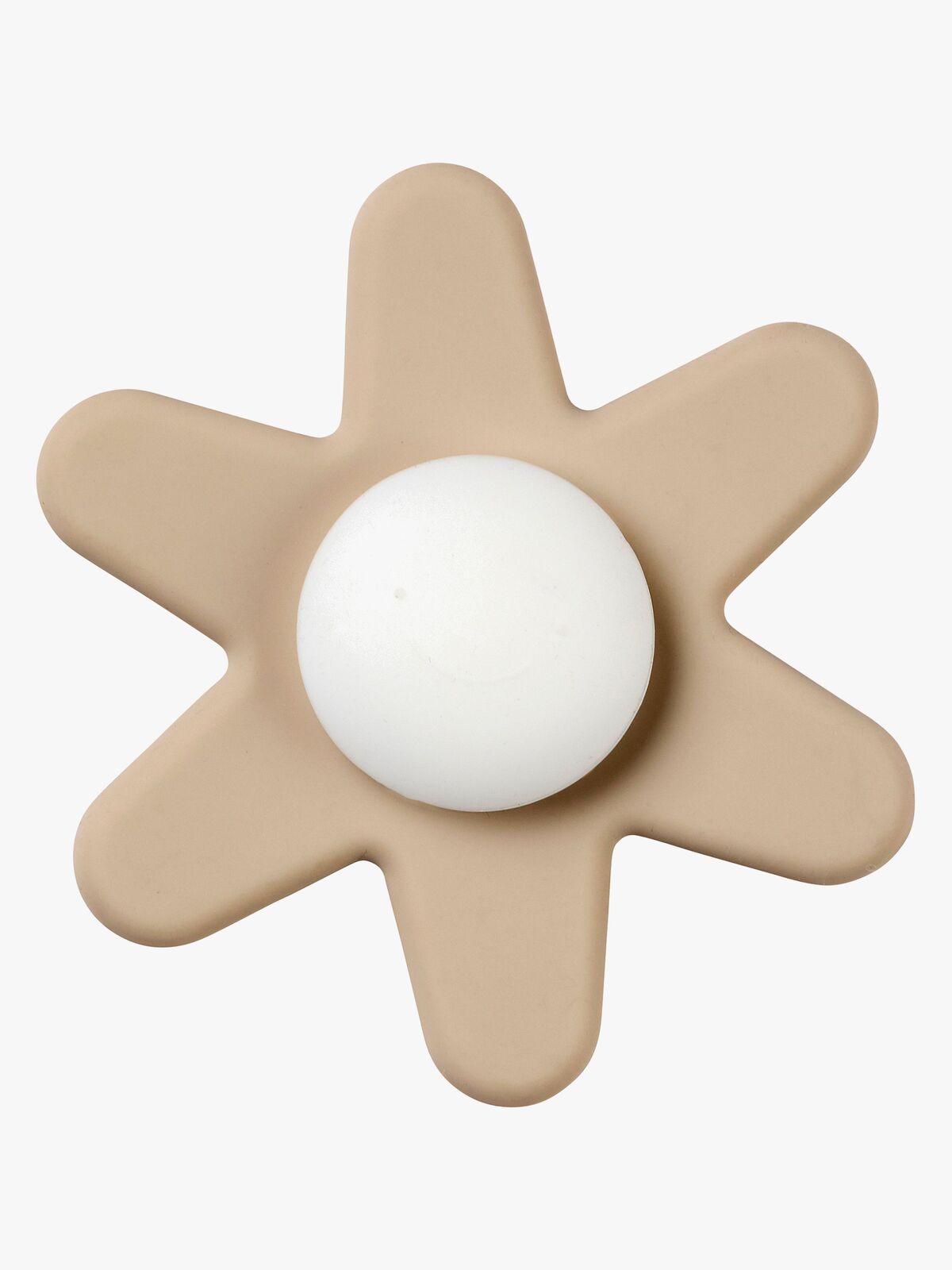 Nattou Soft Silicone Spinner med Sugekopp, Clay