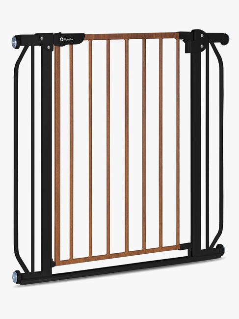 Lionelo Truus Slim Sikkerhetsgrind, Black Carbon/Natural