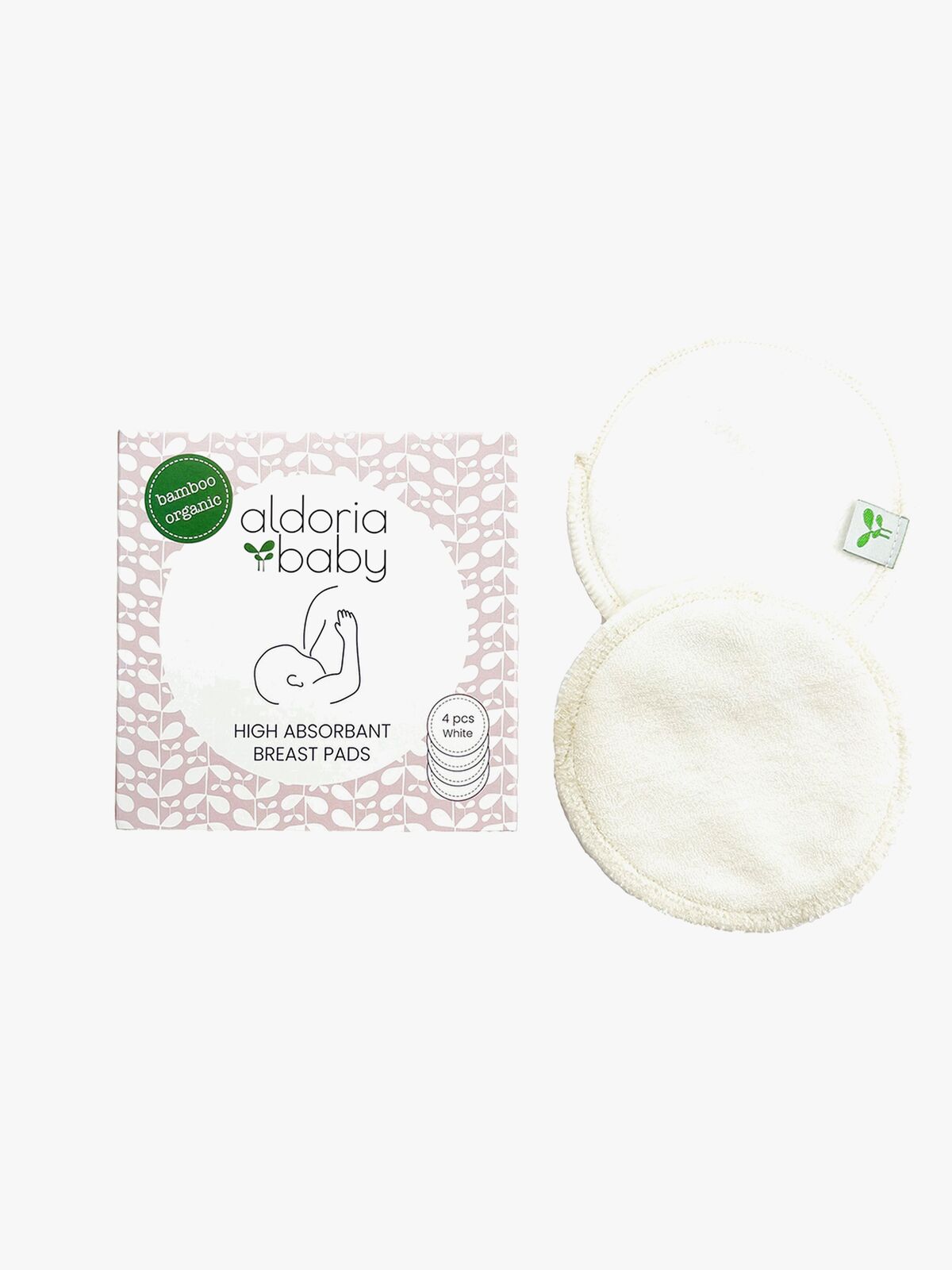 Aldoria Baby High Absorbant Ammeinnlegg 4-pack, Hvit