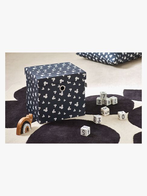 Disney Mikke Mus Puff med Oppbevaring, Grå