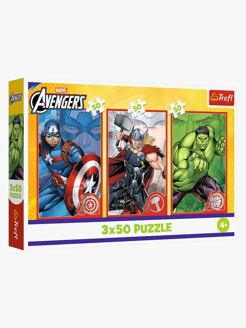Trefl The Avengers Puslespill 3x50 Brikker