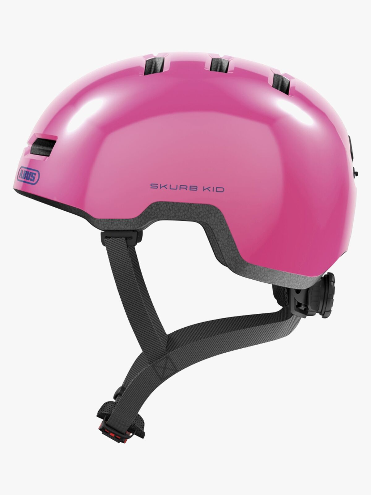 ABUS Skurb Kid Hjelm, Shiny Pink