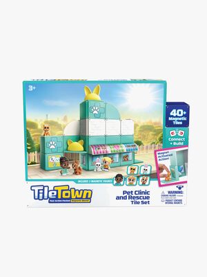 Bluey Tile Town Pet Clinic Magnetsett 48 Brikker