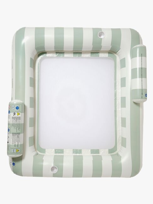 SUNNYLiFE Lux Twin Flytende Hengekøye, The Vacay Soft Olive