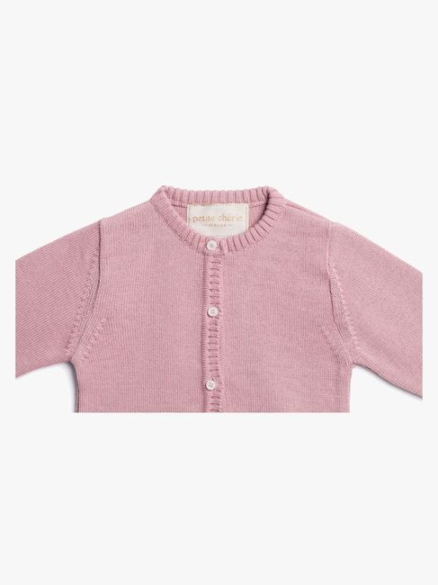 Petite Chérie Atelier Margit Cardigan, Light Pink/Dusty Pink