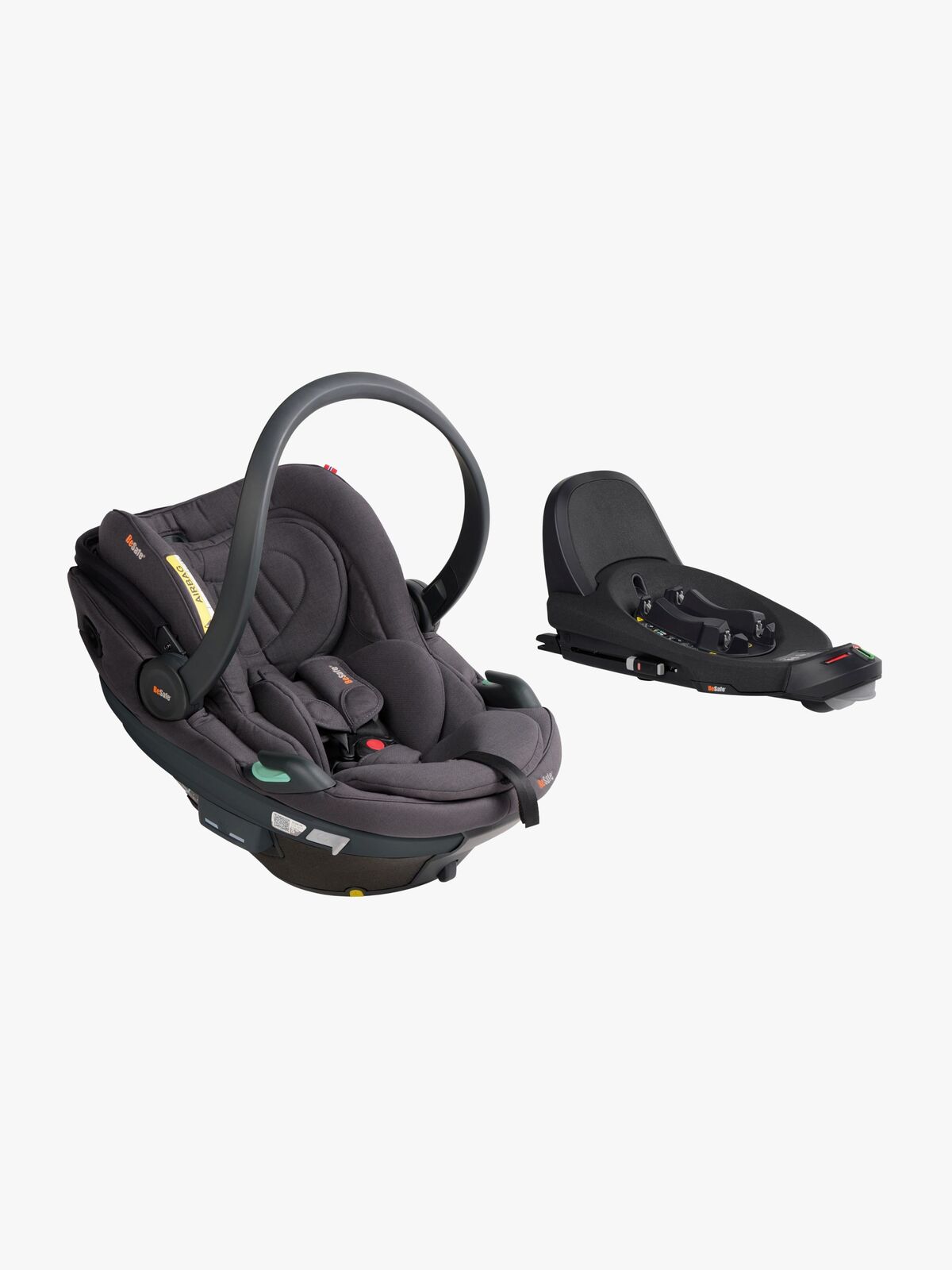 BeSafe Go Beyond 2 inkl. Beyond Base, Dark Grey Mélange