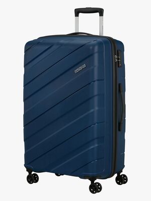 American Tourister Jetdriver Spinner Trillekoffert 100L, Navy Blue