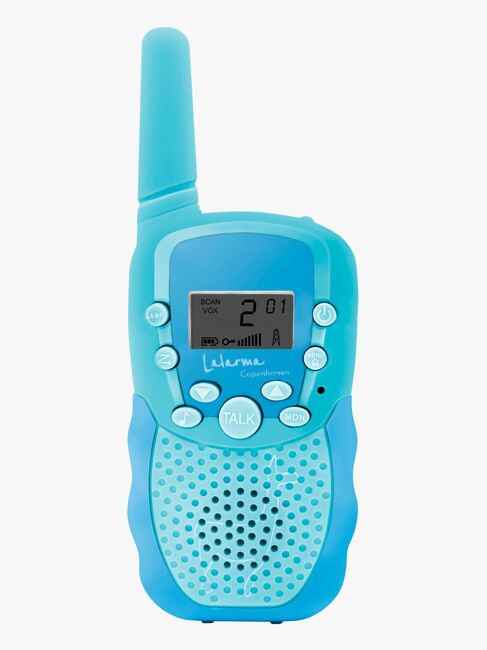 Lalarma Mix And Match Walkietalkie med 3km Rekkevidde, Blå