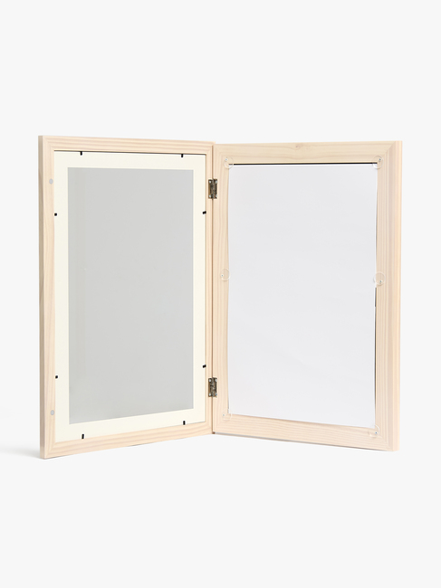 Minitude OLIVER  Som kan åpnes Ramme A3, 100 Ark, White Wash