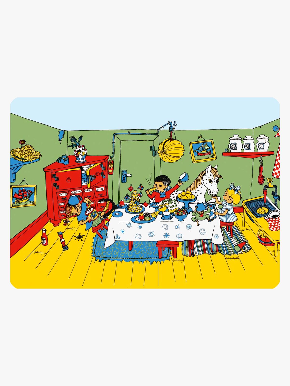 Pippi Langstrømpe Underlegg