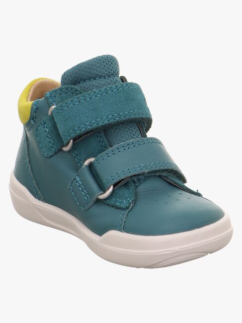 Superfit Superfree Barefoot WP Mid Sneakers, Grønn/Gul