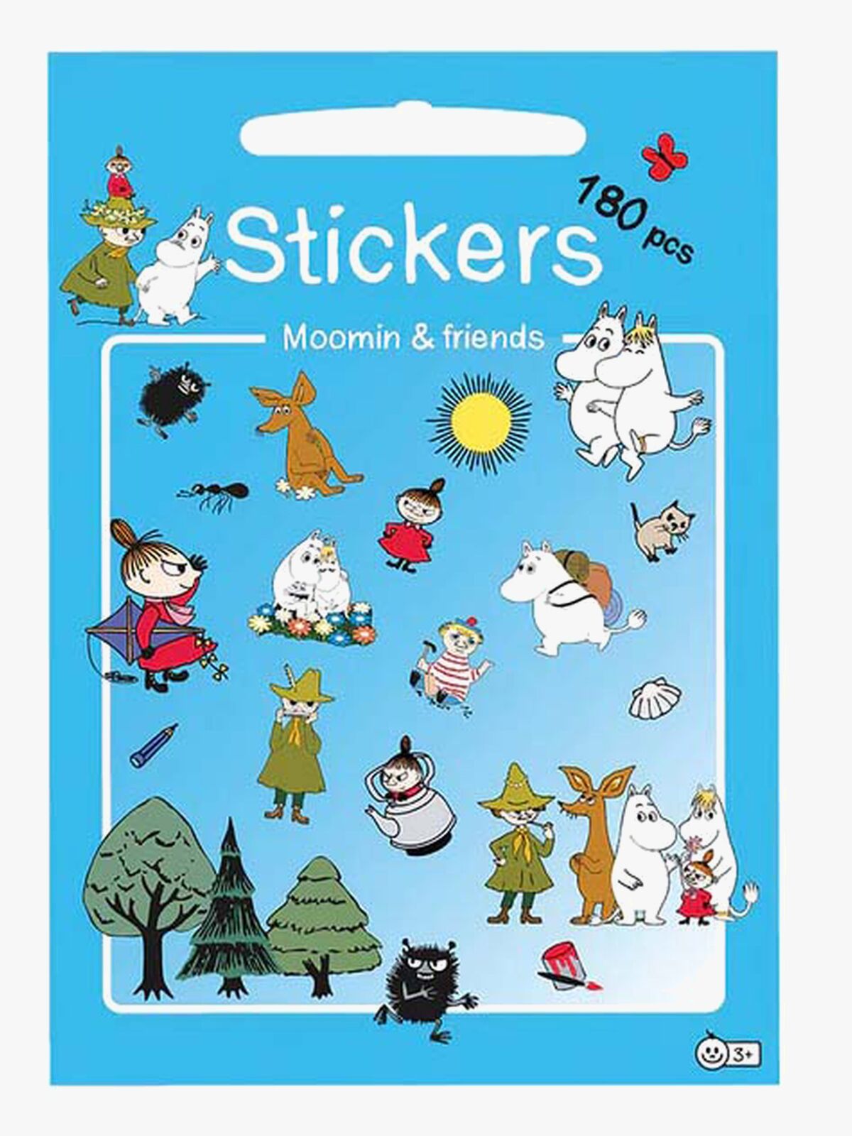 Barbo Toys Mummitrollet & Venner Klistremerker 180 Stk