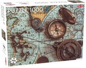 Tactic Puslespill Vintage Sea Map 1000 brikker
