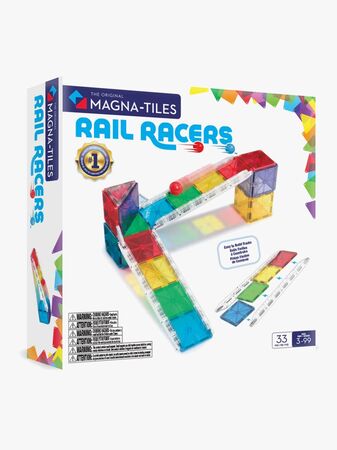 MAGNA-TILES Rail Racer Magnetiske Byggeklosser 33 Deler