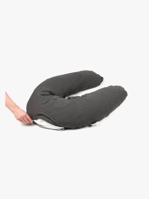 Doomoo Basic Amme- og Graviditetspute Musselin, Grå