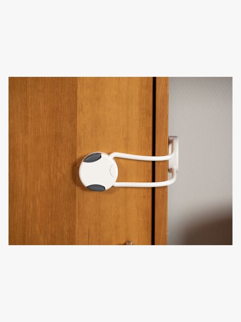 Safe & Care Selvklebende Multilås, Hvit