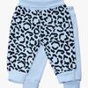 Tiny Treasure Willow Bukse 2-Pack, Baby Blue/Leo