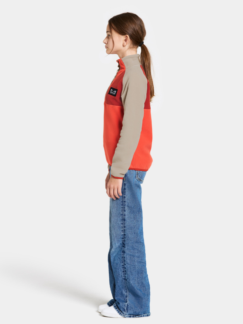 Didriksons Yokto Fleecegenser, Light Mars Red