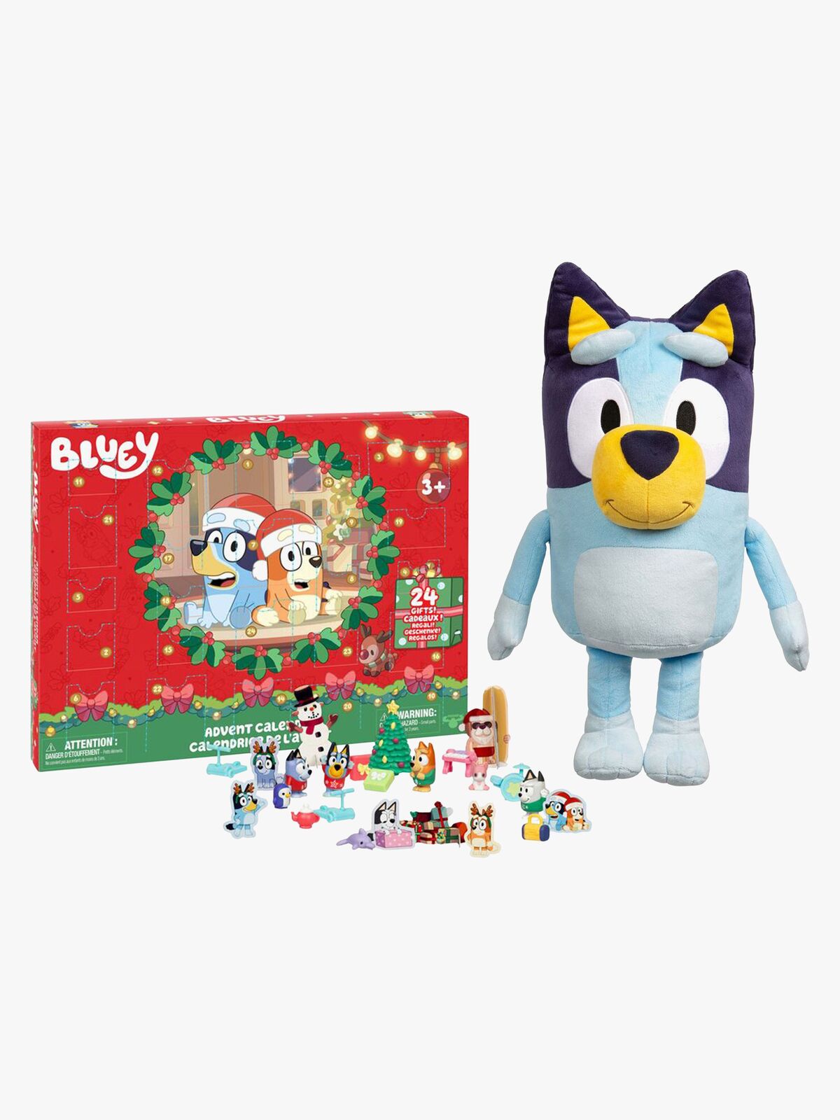 Bluey Adventskalender & Kosedyr Jumbo